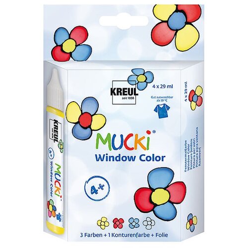 Kreul Set boja za staklo MUCKI 4 x 29 ml (boje za staklo Mucki Kreul) Cijene