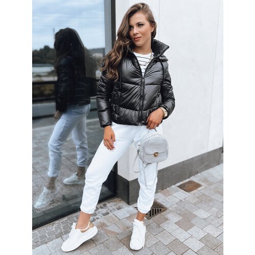DStreet Kr&amp;oacute;tka zimowa kurtka damska LOLAROSE czarna Slike