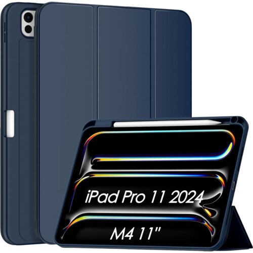 NIKCORP Ovitek za iPad Pro 11" preklopni s funkcijo bujenja in prostorom za Apple Pencil, za&scaron;čitni ovitek, mornarsko moder, (5000139138) Cene