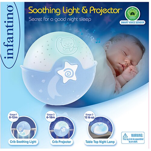 Infantino noćna lampa, blue Slike