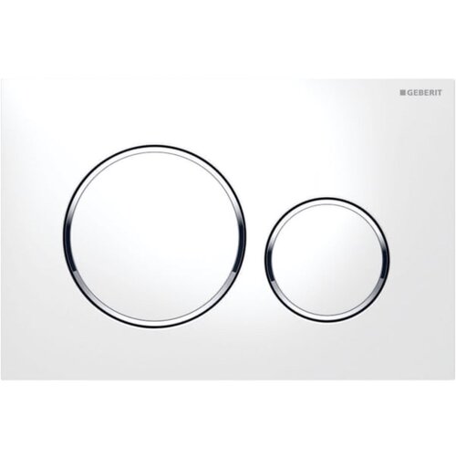 Geberit tipka Sigma 20 bela /sjajna hrom /bela 115.882.KJ.1 Slike