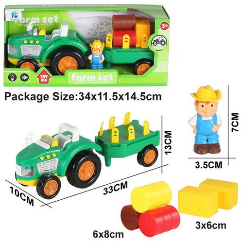 Tractor and Farmer Set + Accessories Cene