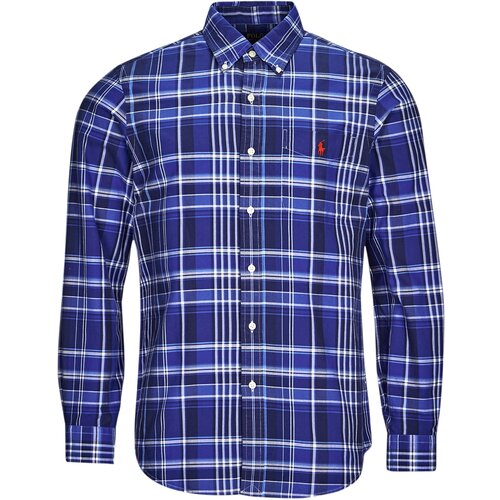 Polo Ralph Lauren CHEMISE COUPE DROITE EN OXFORD Plava Slike