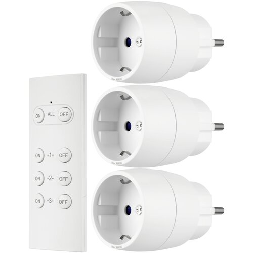 REV funkschalt-set mini 3+1 ws 0085500103 brezžično stikalo\, komplet 4-delni v notranjosti 3680 w, (20641483) Cene