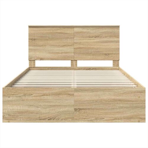  Okvir za krevet s uzglavljem Sonoma hrast 150 x 200 cm Slike