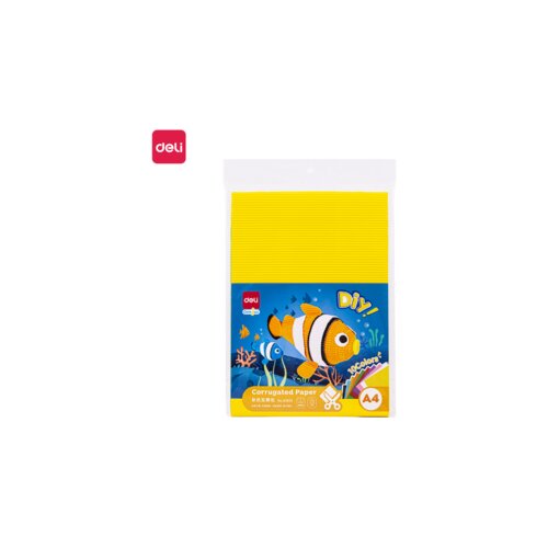 Deli KARTON U BOJI VALOVITI A4 10 LISTA 83613 Cene