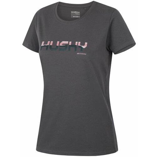 Husky Tee Wild L dark grey women's cotton T-shirt Slike
