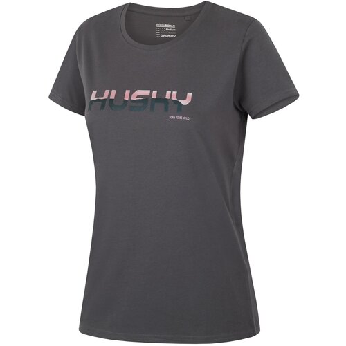 Husky Tee Wild L dark grey women&amp;#039;s cotton T-shirt Slike