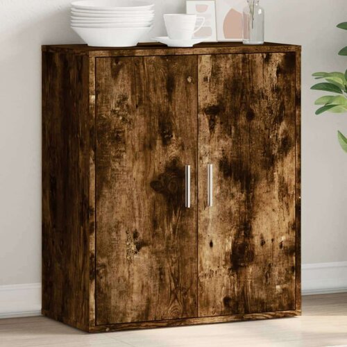  Komoda boja dimljenog hrasta 79x38x80 cm konstruirano drvo Cijene