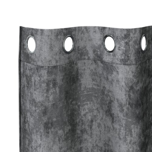VidaXL bar&amp;scaron;unske zavjese 2 kom s očima Siva 140x140 cm Slike