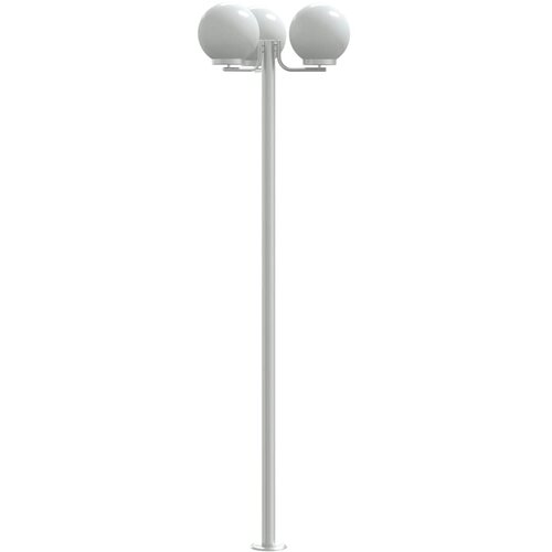  Vanjske podne lampe 2 kom. srebrne 215 cm nehrđajući čelik Slike