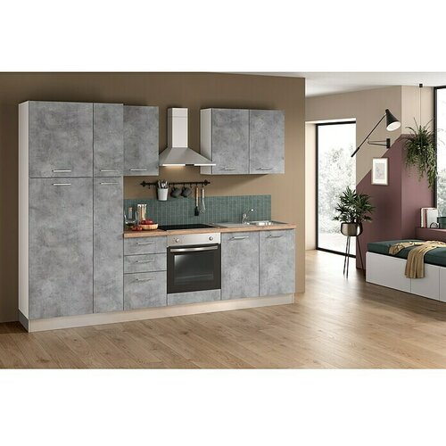 Marinelli Cucine Montažna kuhinja Cassiopea (Širina: 285 cm, S električnim uređajima) Cijene