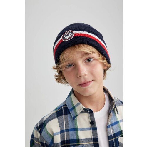 Defacto boy's Woven Labeled Knitwear Beret Cene