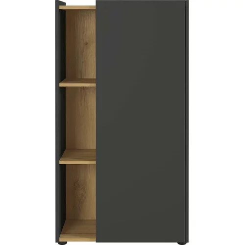 Germania Temno siva knjižna omara iz hrastovega dekorja 62x115 cm Austin - Germania