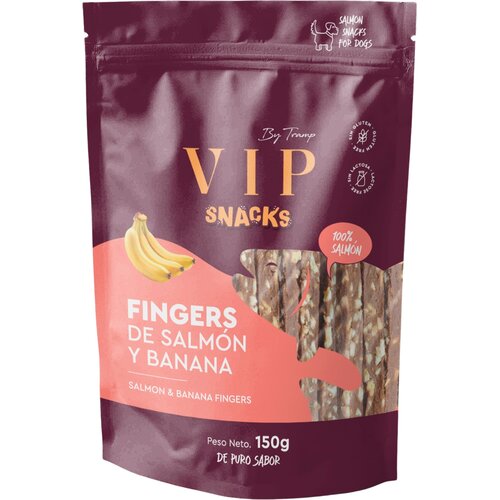 TRAMP VIP Snack Fingers Losos & Banana pribolj&scaron;ki za pse, 150 g, (5000233700) Cene