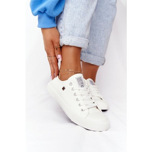 Big Star Women&amp;#039;s Leather Sneakers White Slike