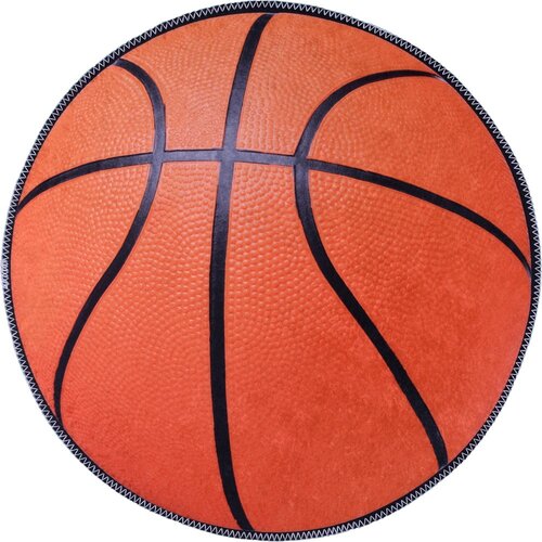 Vitaus Narančasti periv dječji tepih &amp;oslash;120 cm Basketball &amp;ndash; Slike