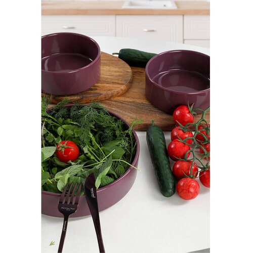 My Ceramic set od 3 ljubičaste keramičke zdjele, &amp;oslash; 21 cm Slike