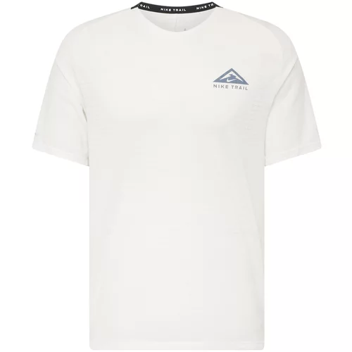 Nike Tehnička sportska majica 'Trail Solar Chase' crna / prljavo bijela