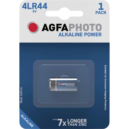 Agfaphoto alkalna baterija, za alarm, 6 V, blister pak. 1 kos - 4LR44 B1 Cene