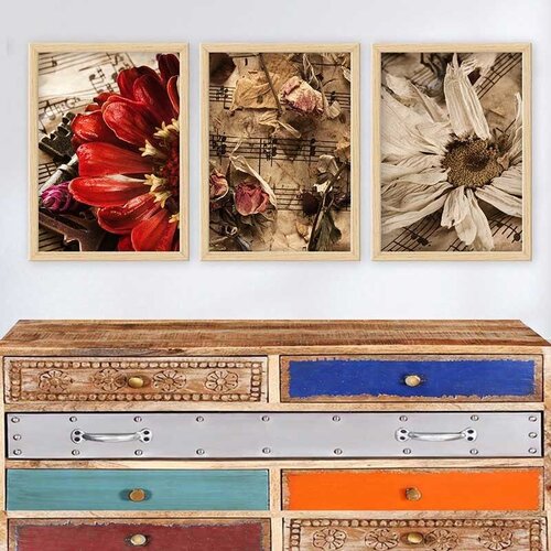 Wallity Set uramljenih slika 3NTC_2292074, 3 Dela Cene