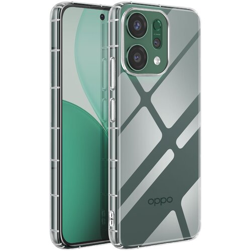 AVIZAR Mehak silikonski ovitek za Oppo Reno 14 z ojačanimi vogali in dvignjenimi robovi, Prozorno, (5000190283) Cene