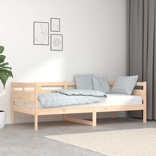  Dnevni ležaj od masivne borovine 90 x 190 cm Slike