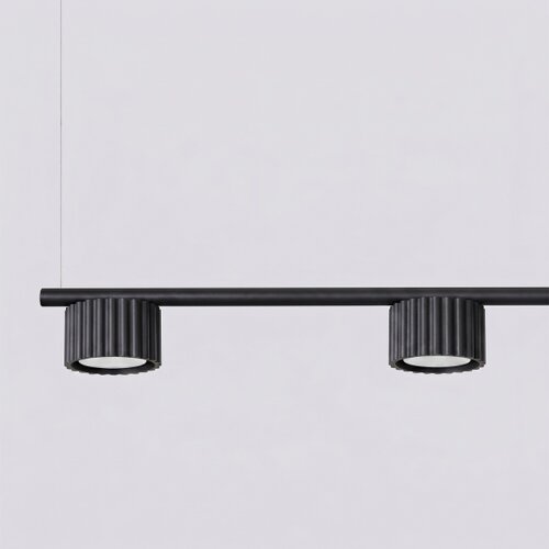 Sollux SL.2696 - Luster na sajli AURA 4xGX53/10W/230V crna Slike