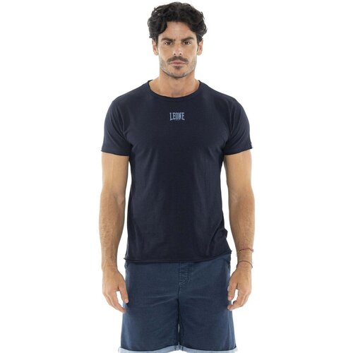 Leone 1947 Majice s kratkimi rokavi Man T-Shirt Short Sleeves Urban Modra Cene