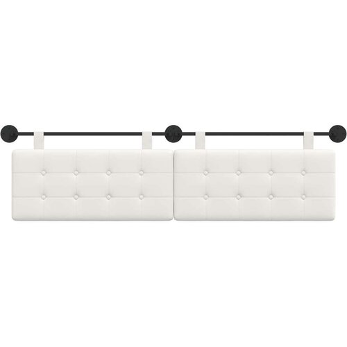  Držeće uzglavlje Zidne Lažna koža - Bijeli 180 cm bez LED Slike