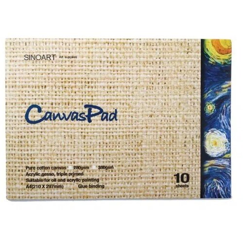 Pop tools, canvas blok 280g, 10 lista, A4 ( 617009 ) Slike