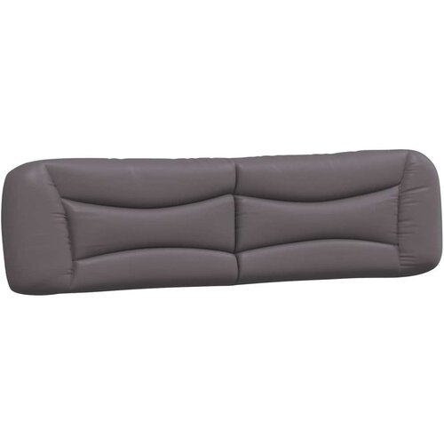  Okvir za krevet s uzglavljem sivi 200x200 cm od umjetne kože Slike