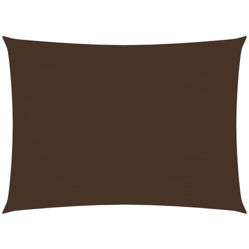 vidaXL Jedro protiv sunca od tkanine Oxford pravokutno 2 5x3 5 m smeđe Cijene