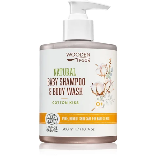 WoodenSpoon Natural šampon i gel za tuširanje za djecu 2 u 1 300 ml