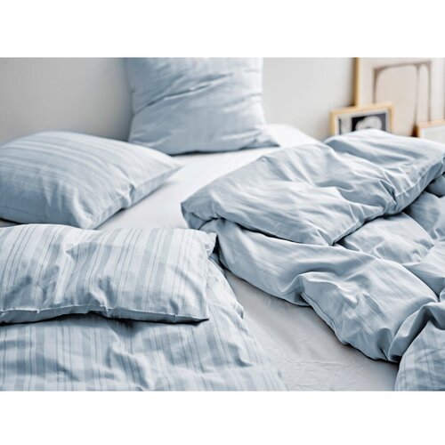 S&amp;ouml;dahl Svijetlo plava posteljina za krevet za jednu osobu od damasta 140x200 cm Noble &amp;ndash; Slike