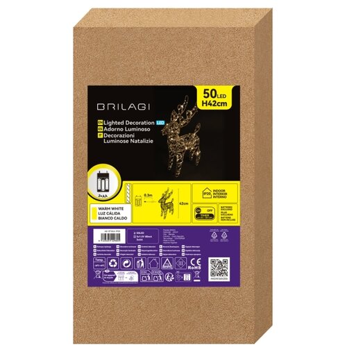 Brilagi LED Božićna dekoracija 50xLED/3xAA IP20 topla bela Slike