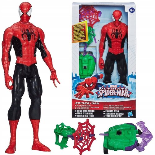 HD Marvel Spider-Man Artikulirani z Goblinovo napadalno opremo iz serije Titan Heroes, Ve?barvno, (21552564) Cene