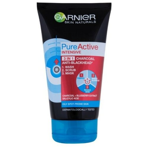 Garnier Skin Naturals Pure Active 3u1 Maska za čišćenje lica 150 ml Slike