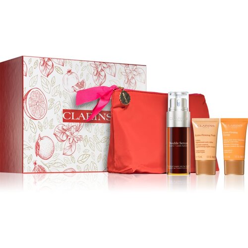 Clarins Double Serum &amp;amp; Extra Firming Collection poklon set za zrelu kožu lica Slike
