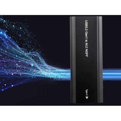  disk adapter m.2 sata ngff usb 3.1 usb type-c crni Slike