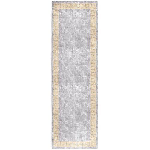vidaXL perivi tepih 80 x 300 cm sivi protuklizni Cijene