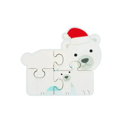 Orange Tree Toys Drvene mini puzzle - polarni medved ( OTT06613 ) Cene