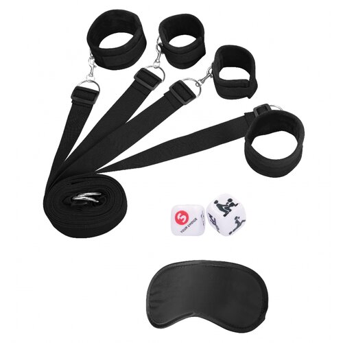 Ouch! Under The Bed Binding Restraint Kit Black Cene