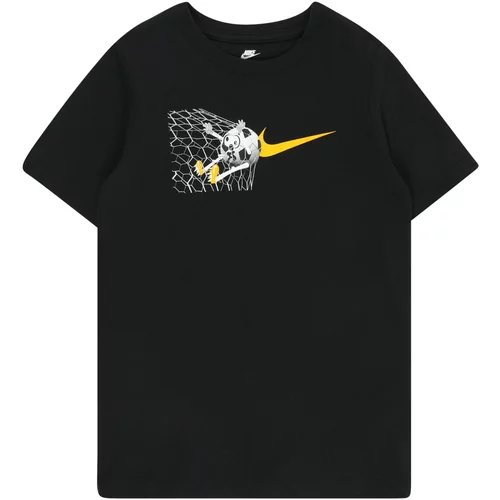 Nike Sportswear Majica 'SOCCER BALL FA23' temno rumena / črna / bela