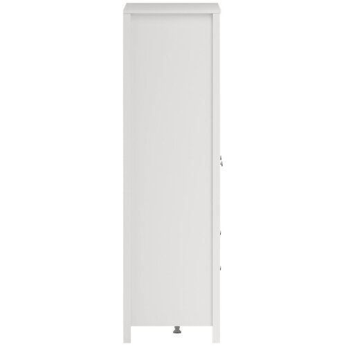 Tvilum Bela garderobna omara z ogledalom 150x199x58 cm Madrid &amp;ndash; Slike