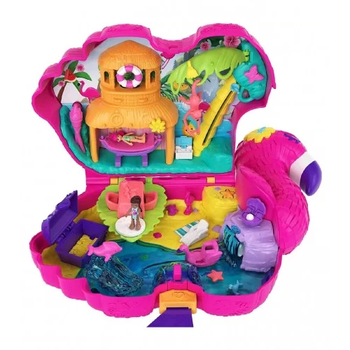 Mattel igračka Polly Pocket flamingo sa iznenađenjima HGC41