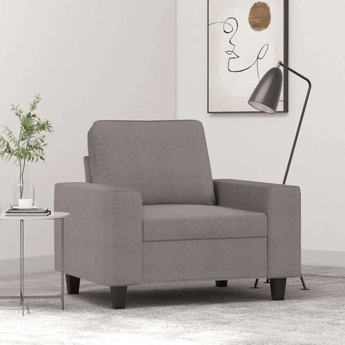 Fotelj taupe 60 cm blago, (20978892) Cene