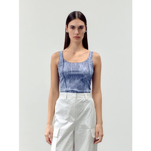 Reserved - Top s tie-dye uzorkom - indigo Cijene