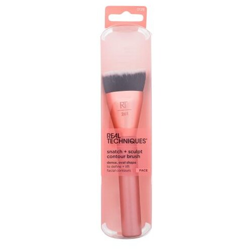 Real Techniques Face Snatch + Sculpt Contour Brush kozmetični čopič za konturing 1 kos Slike