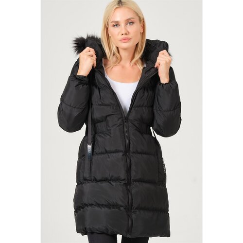 Dewberry Z6764 LADY COAT-BLACK Cene